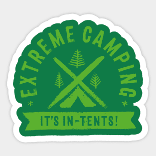 Extreme Camping Sticker